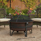 29" Bronze Steel Wood Burning Round Fire pit