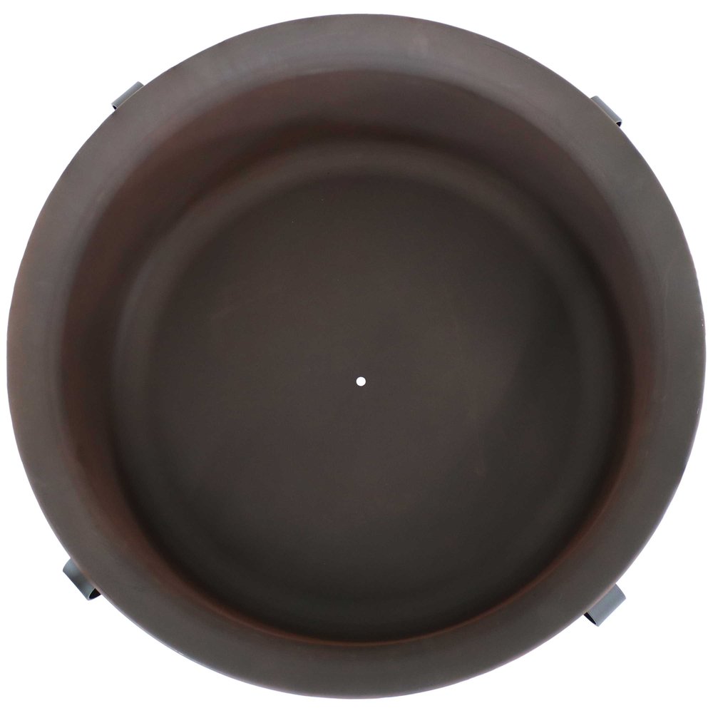 29" Bronze Steel Wood Burning Round Fire Pit