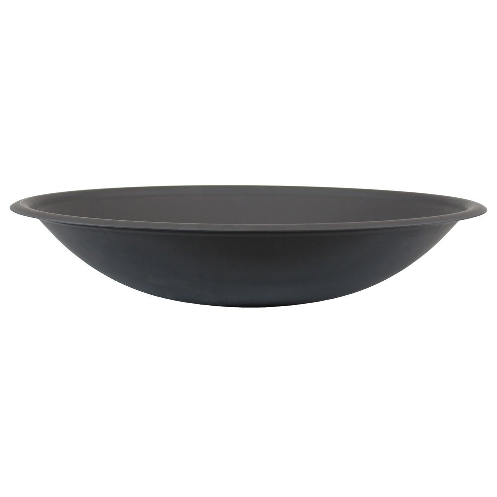 23" Black Steel Wood Burning Round Fire pit