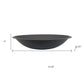 23" Black Steel Wood Burning Round Fire pit