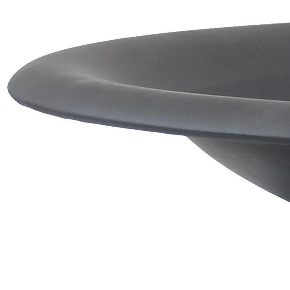 33" Black Steel Wood Burning Round Fire pit