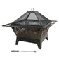 32" Bronze Steel Wood Burning Round Fire pit
