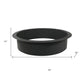 42" Black Steel Wood Burning Round Fire Ring