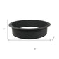 42" Black Steel Wood Burning Round Fire ring