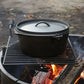12" Black Cast Iron Dutch Oven Stock Pot