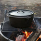 12" Black Cast Iron Dutch Oven Stock Pot