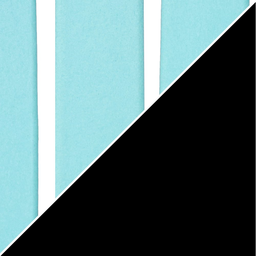 Set of Two Blue And Black Heavy Duty Plastic Outdoor Adirondack Chairs