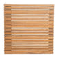 60" Natural Solid Wood Extendable Outdoor Dining Table