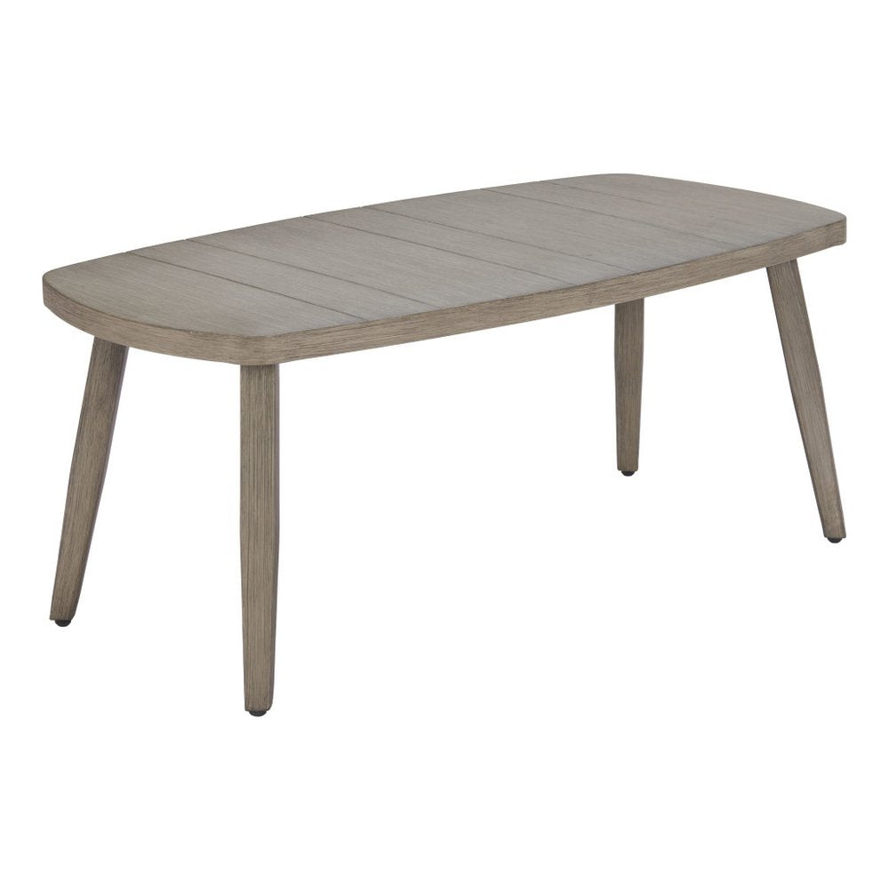 43" Brown Aluminum Outdoor Coffee Table