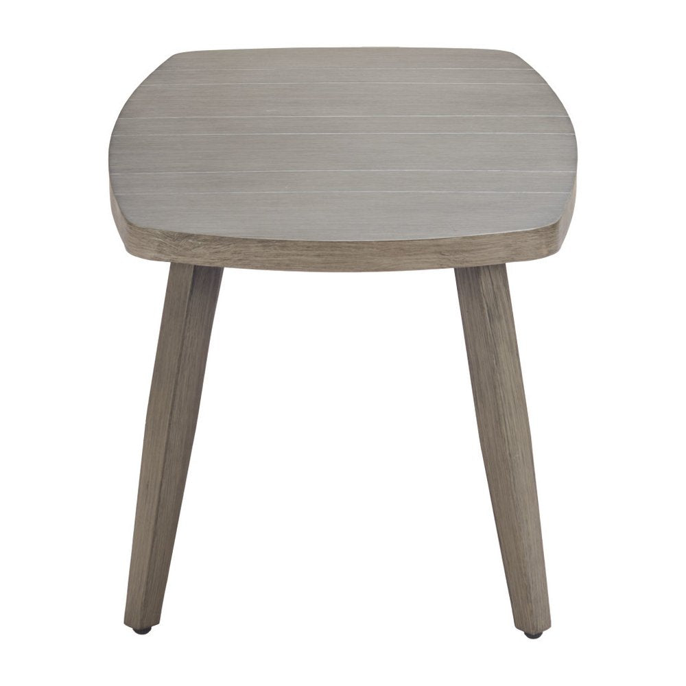 43" Brown Aluminum Outdoor Coffee Table