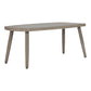 43" Brown Aluminum Outdoor Coffee Table