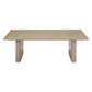 48" Natural Aluminum Outdoor Coffee Table