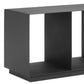 36" Charcoal Aluminum Outdoor Coffee Table