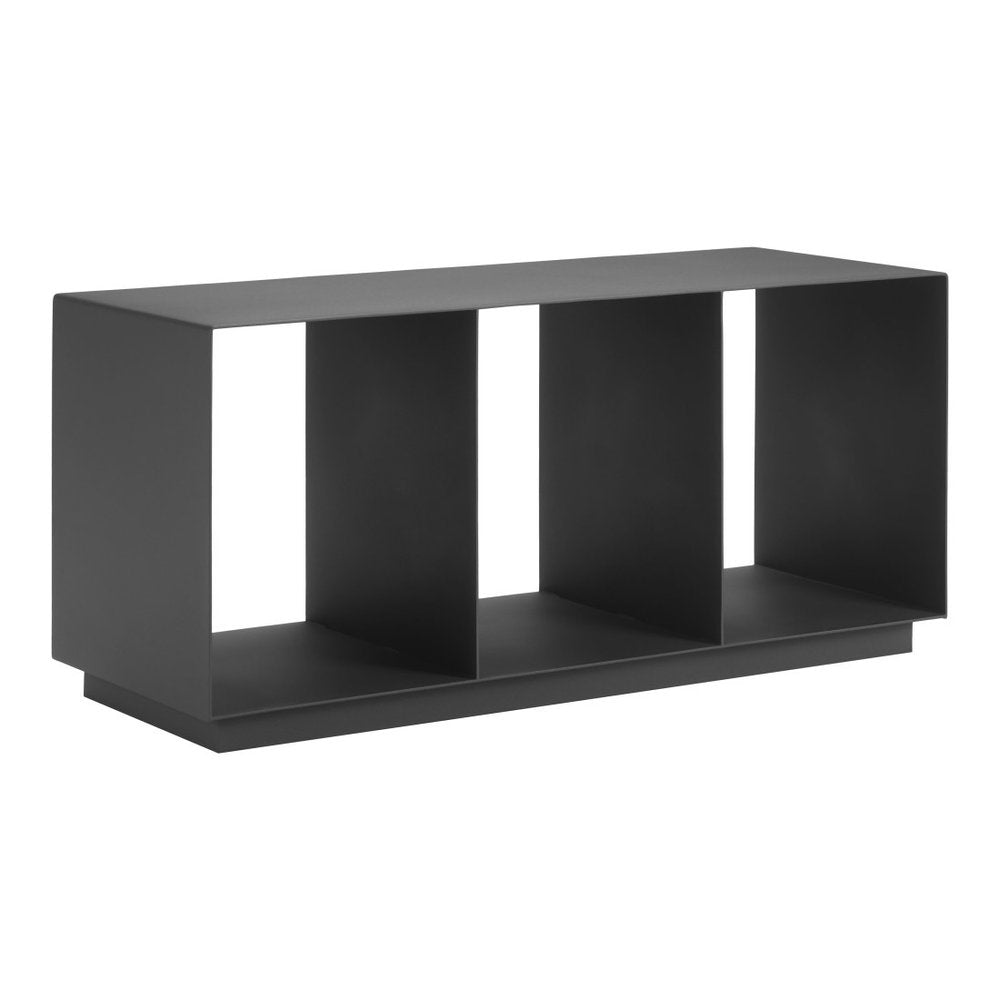 36" Charcoal Aluminum Outdoor Coffee Table