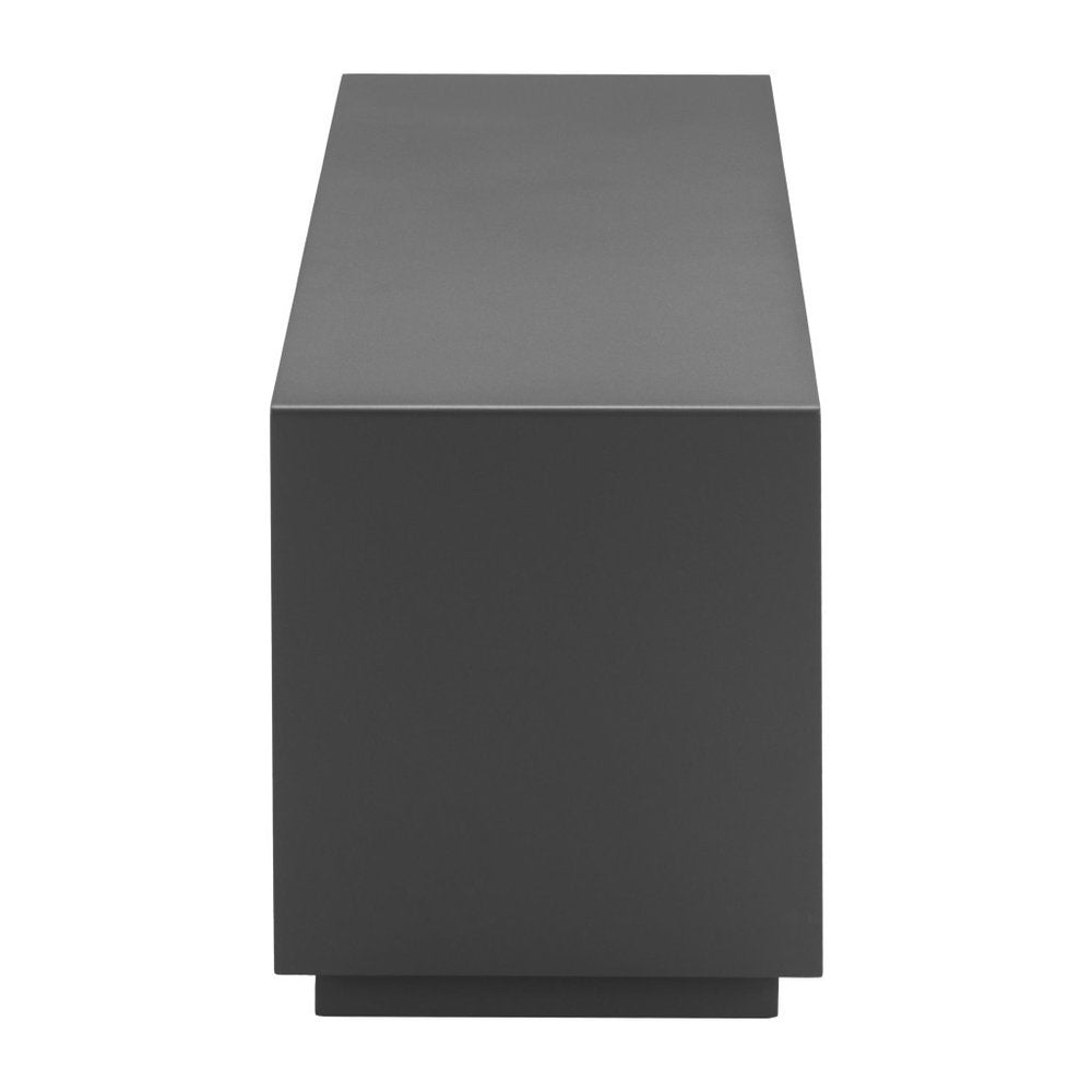 36" Charcoal Aluminum Outdoor Coffee Table