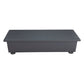 50" Black Aluminum Outdoor Coffee Table