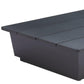 50" Black Aluminum Outdoor Coffee Table