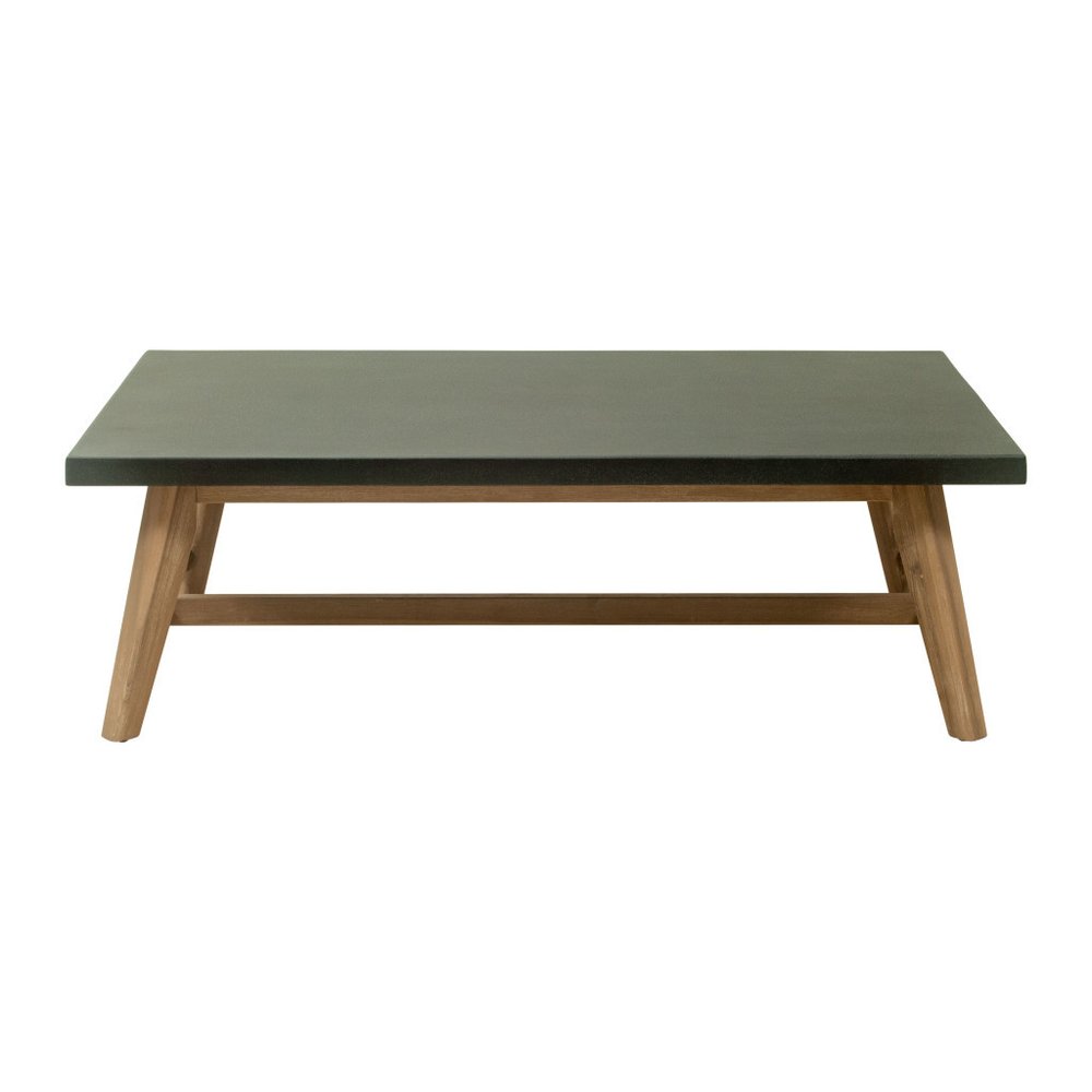 48" Dark Gray Concrete Outdoor Coffee Table