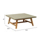 36" Gray Concrete Outdoor Coffee Table