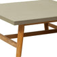 36" Gray Concrete Outdoor Coffee Table