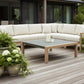 36" Gray Square Concrete Outdoor Coffee Table