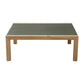 36" Gray Square Concrete Outdoor Coffee Table