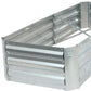 12" X 60" Silver Steel L Shape Raised Garden Bed