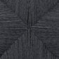 Set of Two 30" Black Rattan and Aluminum Low Back Bar Height Bar Chairs