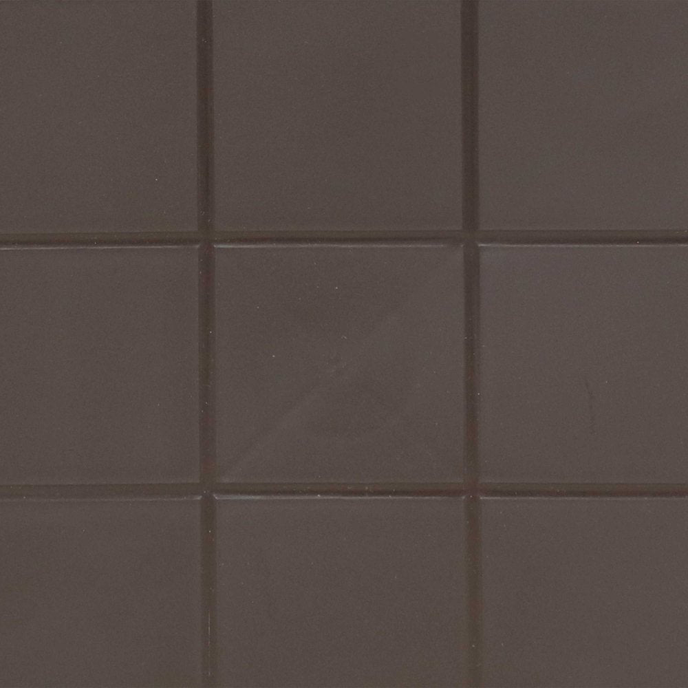 19" Brown Square Plastic Outdoor Side Table