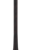 24" Black Wood and Steel Square Bar Table