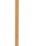 24" Beige and Gold Faux Terrazzo and Steel Square Bar Table