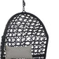 32" Gray Steel Outdoor Egg Chair
