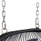 51" Gray Steel Outdoor Egg Chair