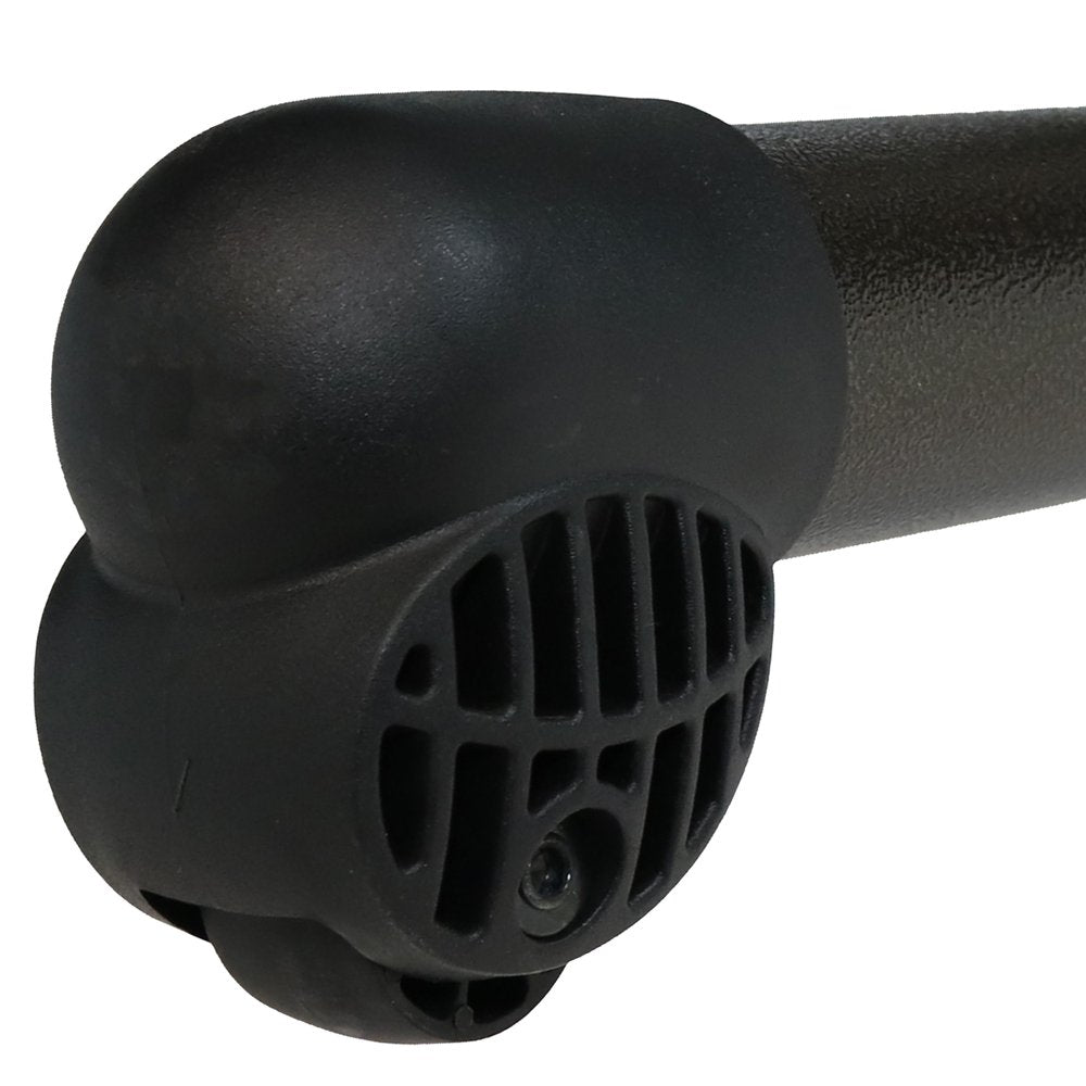 70" Black Steel Sling Outdoor Rocking Chaise Lounge With Canopy