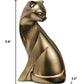6" Bronze Resin Cat Hand Painted Figurine