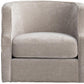 32" Beige Fabric Upholstered Arm Chair