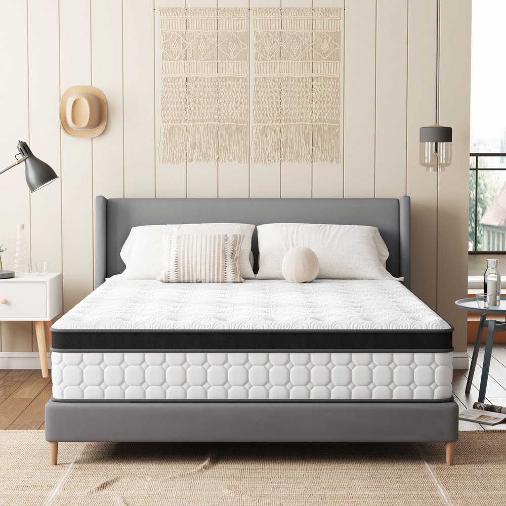 12" Hybrid Pocket Coil Gel Memory Foam Twin Mattress