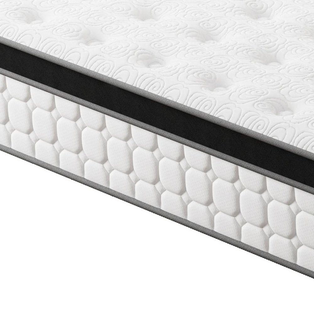 12" Hybrid Pocket Coil Gel Memory Foam Twin Mattress