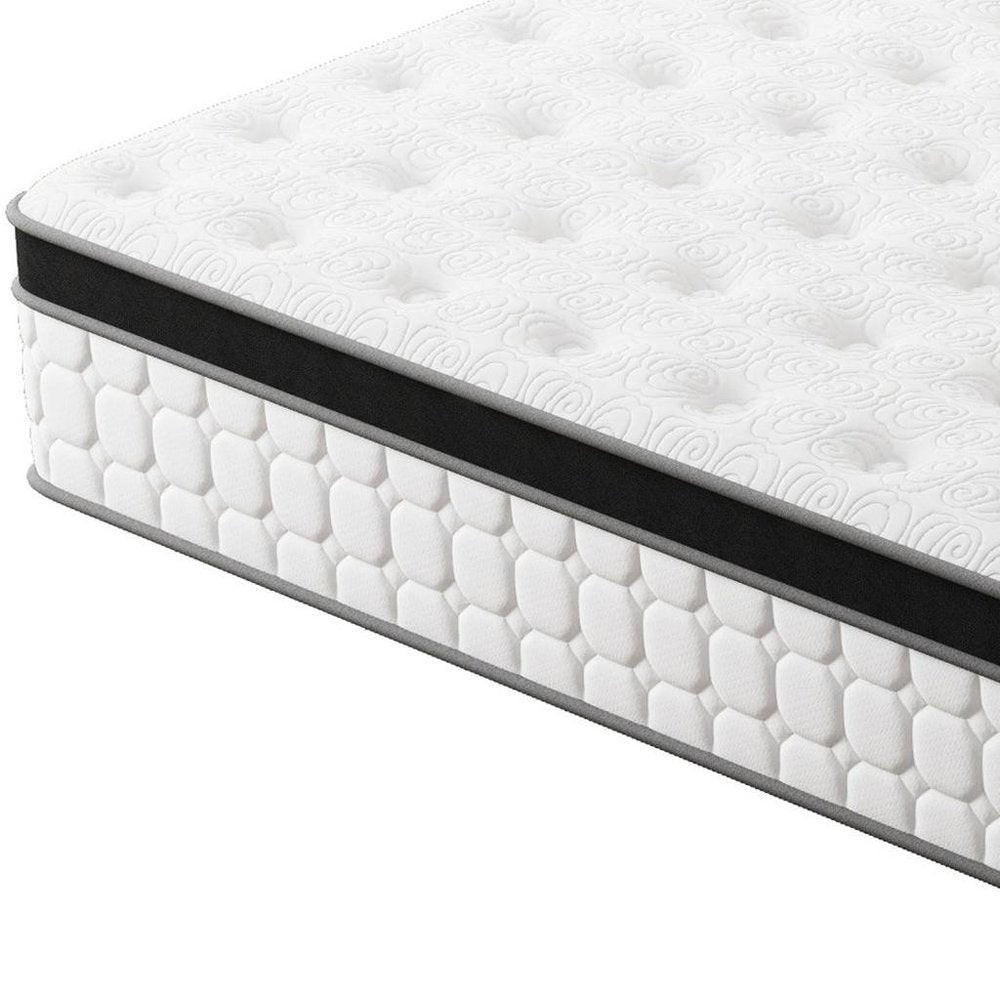 12" Hybrid Pocket Coil Gel Memory Foam Twin Mattress