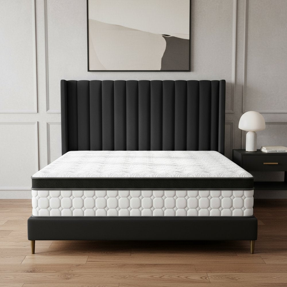 12" Hybrid Pocket Coil Gel Memory Foam Full Double Mattress