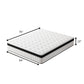 12" Hybrid Pocket Coil Gel Memory Foam Full Double Mattress
