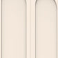 71" Cream Stainless Steel Locking Pantry Or Storage Closet With Arched Panel Doors