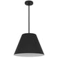 16" Black Aluminum Cone LED Dimmable Outdoor Pendent Hanging Light