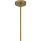 16" Antique Gold Aluminum Cone LED Dimmable Outdoor Pendent Hanging Light