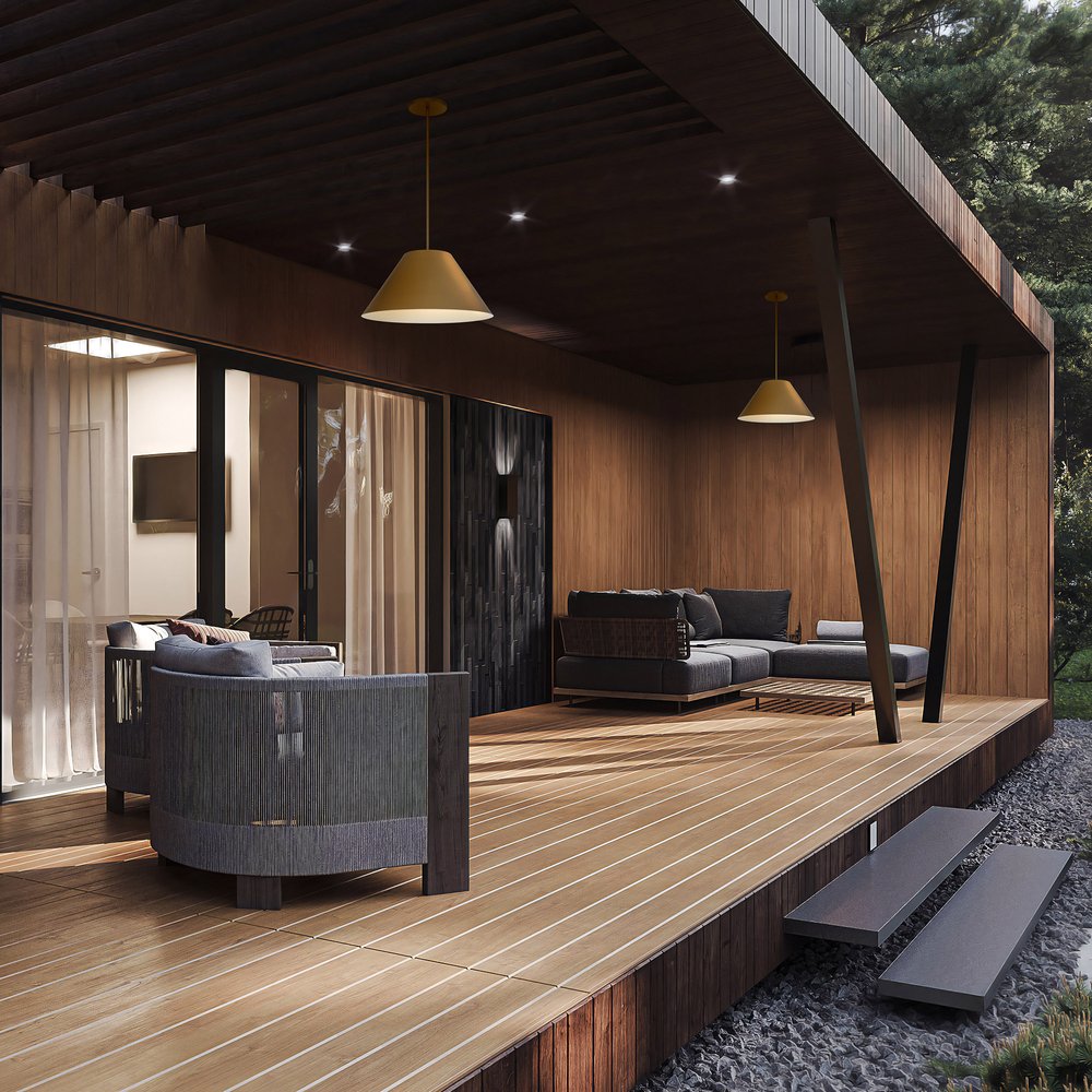 22" Antiqued Brass Aluminum Cone LED Dimmable Outdoor Pendent Hanging Light