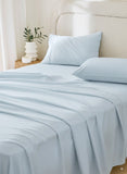 Light Blue Cotton King Pillowcases