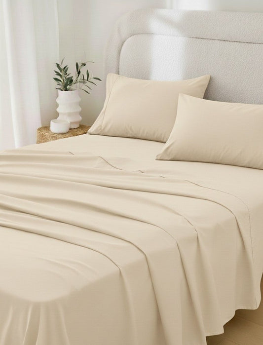 Ivory Cotton King Pillowcases