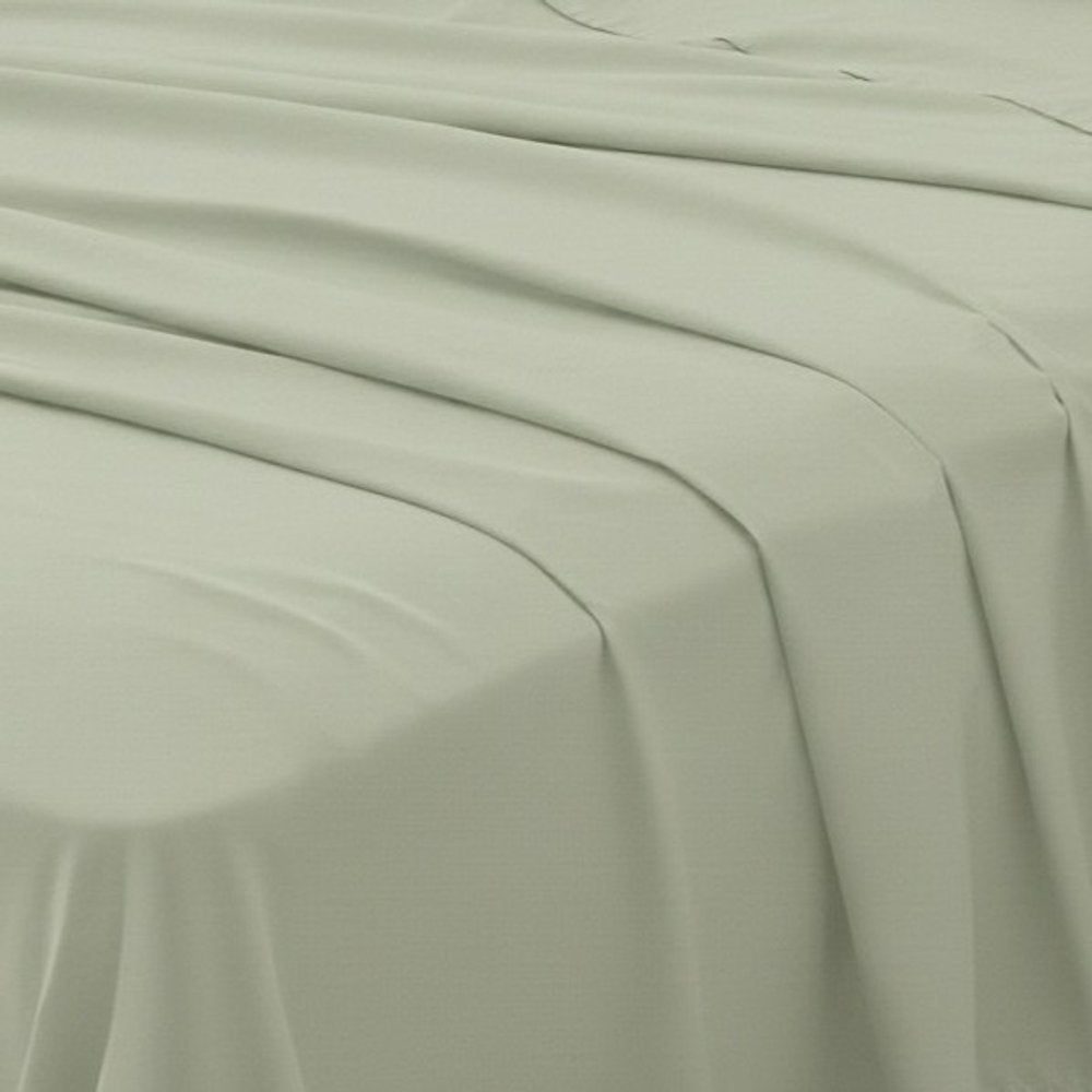 Sage Cotton King Pillowcases