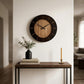 18" Brown Silent Analog Round Wall Clock