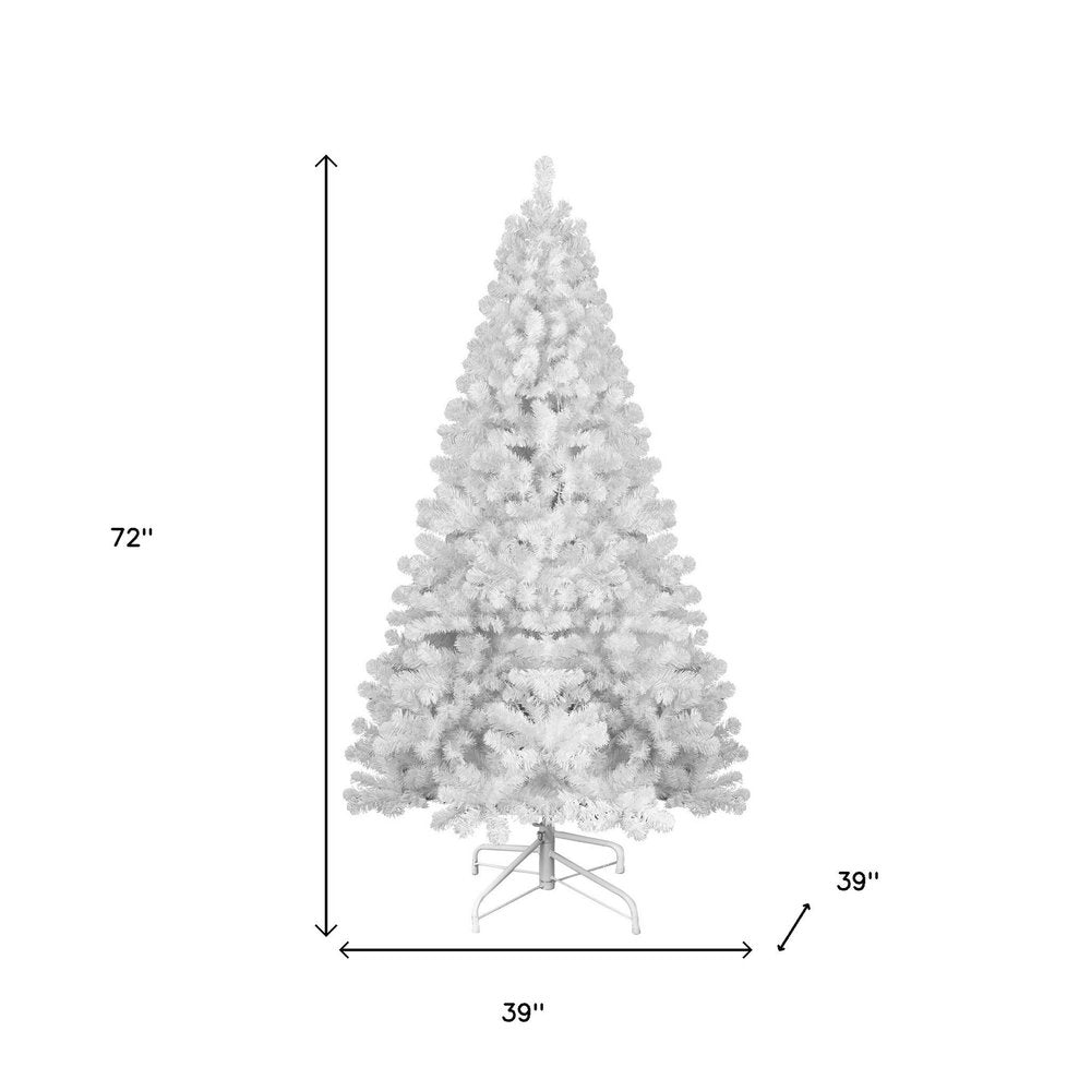 5' White Full Spruce Christmas Tree